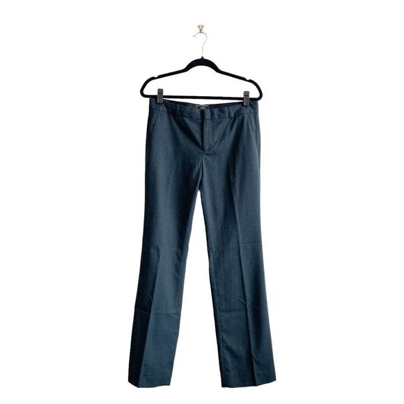 Banana Republic Women's Martin Fit Mid Rise Twill Trouser Pants Green Size 6 - Picture 2 of 9